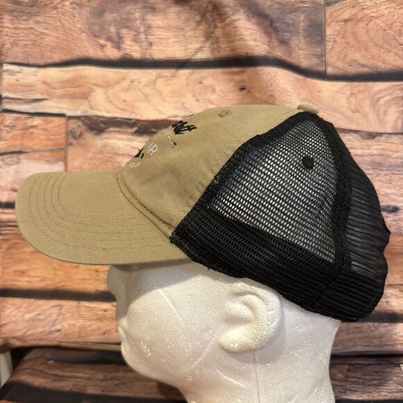 Carhartt 1889 Workwear Quality Hat Cap Canvas Meshback Adjustable Strap Brown - Picture 4 of 8